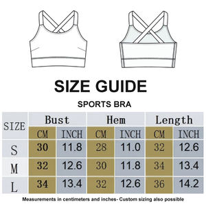 บราสปอร์ต2025สำหรับผู้หญิงบราสำหรับใส่วิ่งเล่นฟิตเนสกันกระแทกด้านหลังสวยงามเสื้อกล้ามใส่เล่นโยคะไม่มีห่วงเหล็กพิมพ์ลาย - Product Image 5