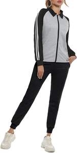 Conjunto Deportivo de Felpa para Mujer, Diseño Personalizado, Nuevo Modelo 2025, 100% Algodón, Cintura Elástica, Ropa Deportiva Informal para Calle o Gimnasio - Product Image 3