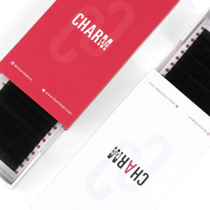 Extensiones de pestañas de visón, color negro oscuro, individuales, 0,03, coreano, fibra PBT, venta al por mayor, Etiqueta Privada, OEM - Product Image 3