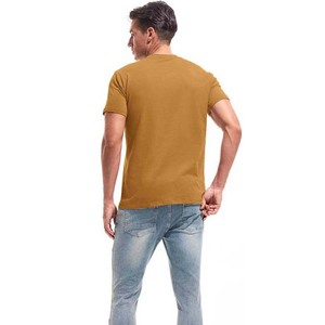 T-shirts pour hommes Hosten Greek Enterprises, fabricant de vêtements de haute qualité, bonne couture, motif uni, coton, couleur, t-shirt pour hommes - Product Image 4