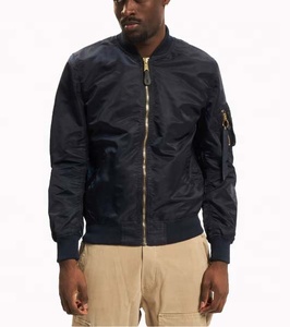Blouson Bomber Homme Personnalisé de Haute Qualité, Veste Décontractée en Toile, Col Montant, Respirant, Séchage Rapide, Hiver, Style Urbain - Product Image 3