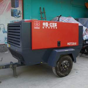 Compresor de Aire Diésel de 210cfm y 8bar de la Mejor Calidad y Económico, Portátil, Duradero, para Minería, Sistema de Tornillo de Dos Ruedas, Componentes Centrales del Motor, Bomba - Product Image 2