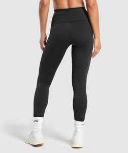 Pantalon de yoga taille haute avec logo personnalisé européen et américain Leggings de fitness collants de gymnastique sans couture pour femmes Yoga en première ligne - Product Image 2