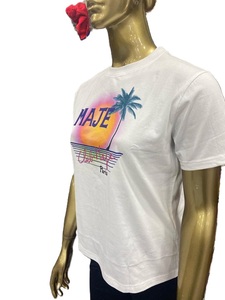 เสื้อยืดสีขาวสำหรับผู้หญิงเสื้อยืดสกรีนผ้าไหมหลากสีพิมพ์ลายหน้าอกผ้าฝ้าย100% ลำลองแห้งเร็วของขวัญส่งเสริมการขาย S M L XL XXL - Product Image 5