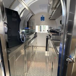 Camión de Comida Móvil Totalmente Equipado de Acero Inoxidable, Color Personalizado, <span class=keywords><strong>para</strong></span> Pizza, Helados, Café, Cocina Completa, Comida Caliente - Product Image 3