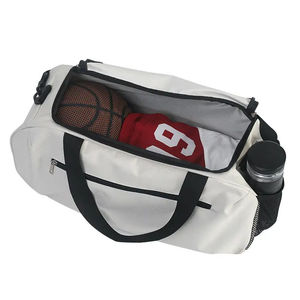 Wholesale Price White <b>Color</b> Gym Duffel Bags With <b>Water</b> Bottle Holder Durable Material High Demand Sports Bag for Men and Women - Product Image 6
