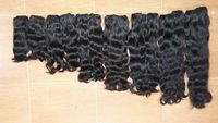 Extensions de cheveux humains vierges Remy 100% naturels du Vietnam, double trame, ondulés, pour tissage