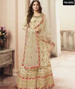 ปากีสถานSalwar Kameezขายส่งชุดที่งดงามการออกแบบล่าสุดPattednบอลลีวูดสไตล์Designer Jacquardผ้าไหมSalwar Kameez - Product Image 4