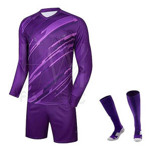 Ensembles de vêtements de hockey pour gardiens de but faciles à porter avec taille personnalisée uniforme de maillot de football de gardien de but de sport pour hommes - Product Image 2