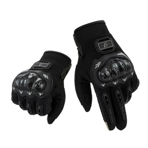 Guantes Deportivos para Motociclismo, Protección Anticaídas para Invierno y Verano, con Acceso a Pantalla Táctil, Hechos de Cuero y Poliéster - Product Image 1