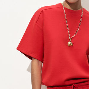 Conjuntos de 2 piezas para mujer con logotipo personalizado, conjuntos para mujer, pantalones cortos informales de verano y camiseta, conjuntos de manga corta a la moda - Product Image 4