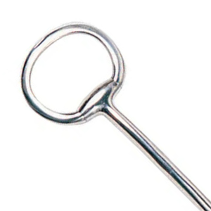 Acero inoxidable de alta calidad Mullen boca Eggbutt Snaffle Bit equipo de equitación brocas de entrenamiento de tachuelas ecuestres - Product Image 2