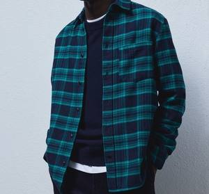 Camisa de Franela Casual de Primera Calidad 100% Algodón para Hombre, Precio Económico, Camisa de Franela al por Mayor para Hombre, Ropa de Moda - Product Image 4