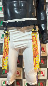 เข็มขัดฟุตบอลธงแบบปรับได้พร้อมแถบตีนตุ๊กแก ชุดเข็มขัดฟุตบอลธงพร้อมธง 2 อันต่อเข็มขัดเพื่อการเล่นที่ปลอดภัยแบบไม่สัมผัส - Product Image 4