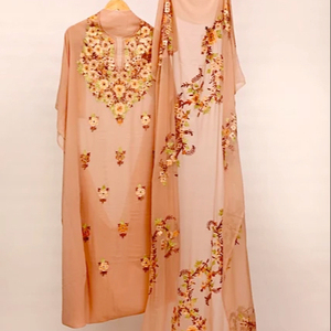 chinese dress ladies Buy BookMyCostume Kashmiri Girl with Jewellery Indian State Kids & Adults  Fancy Dress Costume Adults S-M Online at Low Prices in India main image 0