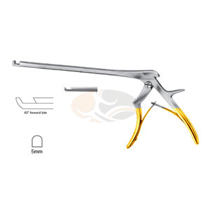 Pinza Kerrison de Acero Inoxidable de Alta Calidad JACKBILLY, Punzón de 40 Grados con Mordida Delantera, Tamaño de Mordida de 5 mm, Neuroquirúrgica - Product Image 1