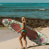 Planche de surf gonflable SUP 2024, nouveau design bohème, couleur primaire, tournesol, planche de paddle gonflable