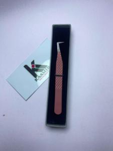 Pince à épiler professionnelle multi-couleur enduite d'extension de cils de vente chaude en gros avec boîte personnalisée dans notre usine - Product Image 2