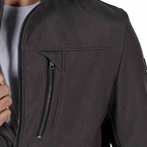 Veste Softshell pour homme de qualité supérieure, imperméable et chaude, fabrication directe d'usine, design uni, vestes Softshell pour homme - Product Image 6