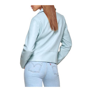 Chaqueta de Cuero de Invierno para Mujer con Logotipo Personalizado, Diseño Elegante, Botones con Patrón Sólido, Transpirable y con el Diseño Más Reciente para Otoño 2026 - Product Image 2