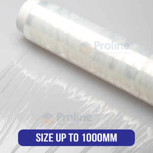 Vietnam Original 50cm Wide LLDPE <b>Stretch</b> Film Transparent 17-35mic Soft Moisture Proof 30cm Blow Molding Process Equipment - Product Image 3