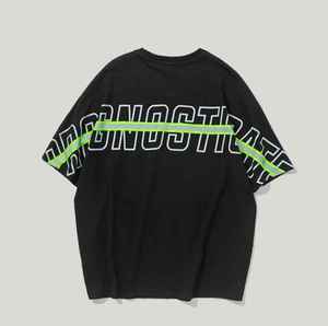 T-shirt surdimensionné personnalisé Hip Hop en polyester, streetwear tendance, logo graphique pour hommes et femmes - Product Image 2