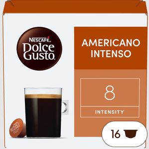ซื้อ Dolce Gusto Nescafe Americano intenso กาแฟพ็อดที่เข้มข้นและเข้มข้น16รสชาติในทุกๆจิบสำหรับคนรักกาแฟ