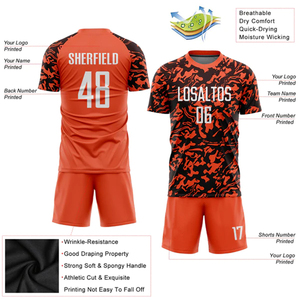 Conjunto de Uniforme de Fútbol de Poliéster Transpirable de Secado Rápido Antibacterial, Equipación de Fútbol Sublimada para Hombre, Ropa de Entrenamiento para Equipos - Product Image 4
