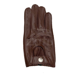 Gants en cuir imperméables à écran tactile Gants en cuir à doigts entiers Gants en cuir pour hommes à la mode - Product Image 3