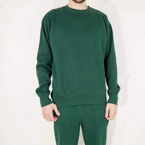 Chándal de dos piezas de lana de mezcla pesada para hombre, chándal deportivo de invierno para descansar y correr - Product Image 2