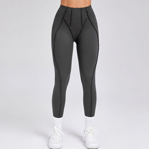 Leggings Deportivos de Yoga para Mujer, Diseño Nuevo, Cintura Alta, Levanta Glúteos, Tejido de Punto, Sin Costuras, Transpirables, Elásticos, Suaves, Venta al Por Mayor - Product Image 1