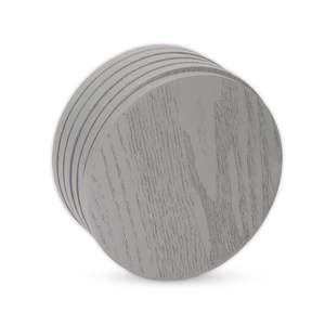 Industrial Factory Sale Classic Style Square Groove <b>Wooden</b> Tea Cup Coaster Coffee Drinks <b>Placemat</b> in Black Walnut - Product Image 4