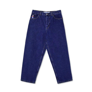 Pantalon en jean bleu foncé ample, coupe décontractée, nouvelle collection, jean original pour homme - Product Image 1