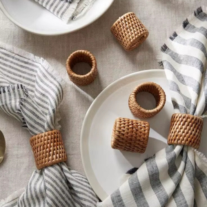 Trusted Manufacturer Rattan Napkin Ring Crafted From Natural Materials For Earthy <b>Table</b> Decor And Sustainable Dining Accessories - Product Image 1