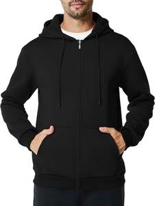 Sweat à capuche unisexe en polaire premium, tissu tricoté doux, séchage rapide, chaud, vêtements décontractés d'hiver, vente en gros, fabricant OEM ODM, Bangladesh - Product Image 3