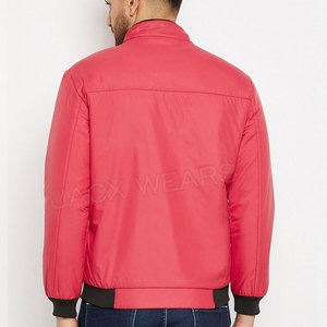 Chaqueta Bomber de Invierno Unisex de Tallas Grandes, Estilo Varsity, con Cuello Alto, Cierre Frontal con Cremallera Personalizada, Estilo Urbano, en Satén - Product Image 3