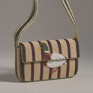 Sac à perles multicolores avec poignée, sac à main, sac à main décontracté, artisanat indien, fait à la main, sac baguette, - Product Image 1