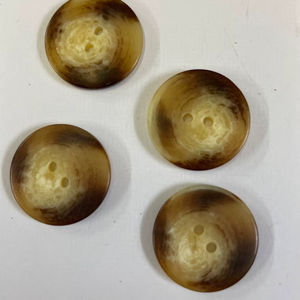 กระดุมเขาควายธรรมชาติสำเร็จรูป สีสันสดใส สำหรับเครื่องประดับเสื้อผ้า คุณภาพสูง - Product Image 1