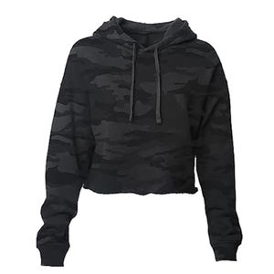 Sudadera con capucha corta para gimnasio para mujer, nuevo diseño de alta calidad, transpirable, para mujer, ropa de verano, venta al por mayor, OEM, cómoda, con hombros caídos - Product Image 2