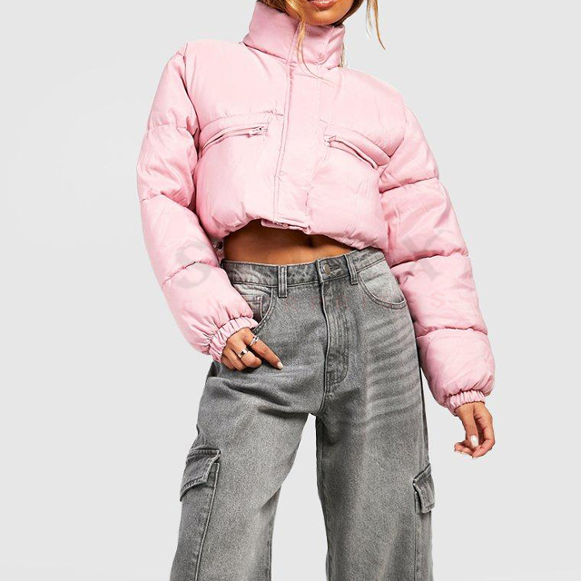 Fashion Women s Short Winter Puffer