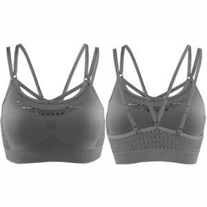 สปอร์ตบราไร้ตะเข็บสำหรับผู้หญิงบราสำหรับใส่วิ่งเล่นกีฬาออกกำลังกายเล่นฟิตเนส - Product Image 1