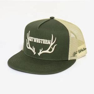 Casquettes de camionneur personnalisées avec logo, style occidental de chasse, fabricant de chapeaux vietnamiens, vente en gros de casquettes snapback personnalisées, activités de plein air, gorras - Product Image 2