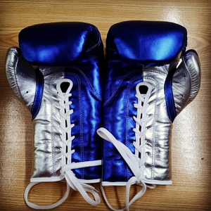 Hecho en Pakistán Precio al por mayor Ganador Guantes de boxeo Prmium Cuero genuino de alta calidad Hecho a medida Boxeo Mamic Deportes - Product Image 3