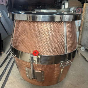 อุปกรณ์ทำอาหารอินเดียแท้ทนทานต่อสภาพอากาศอุปกรณ์ทำอาหารเชิงพาณิชย์ทำจากทองแดงทุบด้วยมือ - Product Image 1