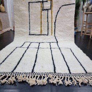 Recién llegado, alfombras de diseñador blancas puras hechas a mano, patrón de impresión de bloque de mano, alfombras de Material de algodón 100% - Product Image 1