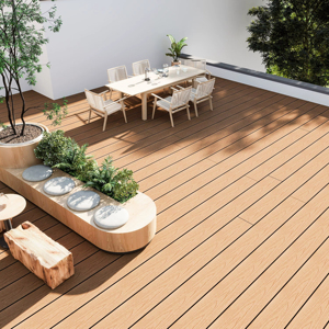 Hồ bơi chống trượt ngoài trời Laminate sàn Bìa Hollow <span class=keywords><strong>composite</strong></span> nhựa Gỗ PVC <span class=keywords><strong>decking</strong></span> - Product Image 1
