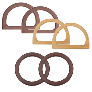 Poignées de sac en bois fabriquées à la main de qualité supérieure, durables pour les marques et les distributeurs recherchant l'excellence travaux d'aiguille bricolage - Product Image 1