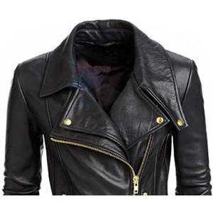 แจ็คเก็ตหนัง แฟชั่น หนังแกะแท้ สไตล์วินเทจ แจ็คเก็ตหนังวัวแท้ ดีไซน์ทันสมัย เสื้อคลุมคุณภาพพรีเมียมสำหรับผู้หญิง - Product Image 4