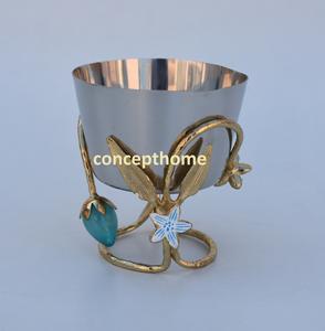 2026 New Style Luxury Stainless Steel Big Double Walled BPA Free Fruit Salad Bowl for Restaurant Hotel Party Use <b>Disposable</b> - Product Image 4