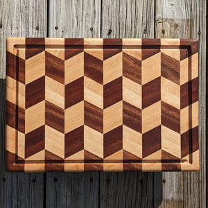 Tabla de cortar de grano de madera de alta calidad, tabla de queso, bandeja de servicio única para restaurante doméstico, venta al por mayor de Vietnam - Product Image 3